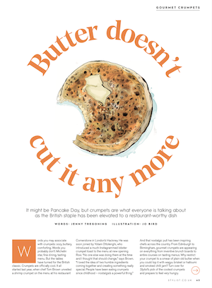 Gourmet crumpets - Stylist