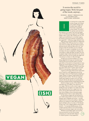 Why it's fashionable to be vegan(ish)